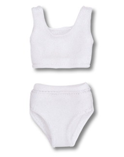 Sports Brassiere & Shorts Set (White), Azone, Accessories, 1/6, 4562115619806